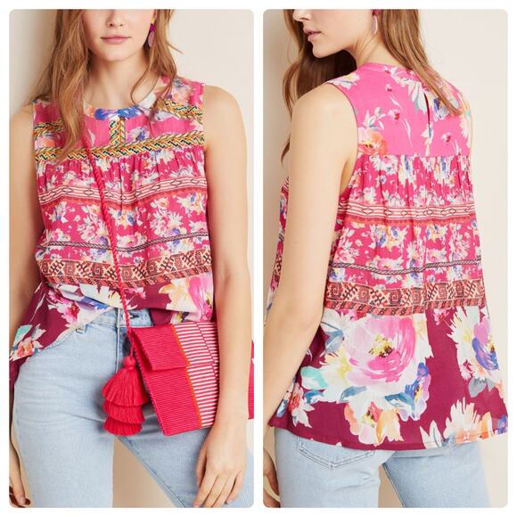 Anthropologie Roderiga Embroidered Blouse - Picture 1 of 6